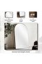 Stanley Metal Arch Cheval Mirror 120x200cm - Black - 4
