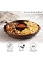 Kiara Acacia Serving Platter With Chip & Dip Bowl Dia25.4x5.1cm -walnut - 4