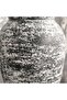 Rooney Cement Ribbed Textured Crea Vase 29.5x29.5x40cm - Grey - 2