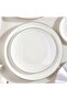 Weave Gala 64-piece New Bone China Dinner Set -white - 2