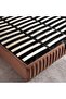 Nadia King Bed 180x200 With Hydraulic Storage- Brown - 7