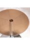Glassleaf End Table Round 6mm Tempered Glass - Brown ~ Brown - 2