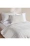 Rebecca Pintuck Stripe 3-piece Queen Duvet Cover Set 200x200cm - White