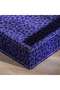 Savanna Faux Fur Decor Tray 40x28x5cm- Blue - 2