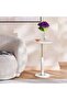 Bronya Accent Table Marble - White Gold