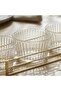 Tiana 3-piece Glass Snack Bowl With Metal Stand 350ml -clear - 2