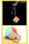 ميني مابل ليف Qy Speed Intelligence Cube Intellect Cube مكعب روبيك سلسلة مفاتيح