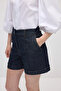 دنيم شورت - أزرق داكن - 4