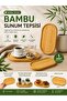 1Pc Bamboo Oval Presentation & Serving Tray - Wooden Tray - Oil Pot Mat