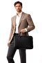 New Unisex Quality Leather Laptop and Briefcase Bag Length28 Cm, Width 38 Cm, Depth:3 Cm.