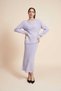 Plain long-sleeved sweater with long sleeves - 2