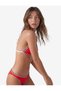 Color Contrast Crochet Detailed Bikini Bottom - 3