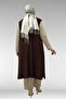 34000 Large Size Combed Cotton Wear-Off Vest - Brown - 5