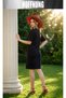 Women's Short Sleeve Crew Neck T-Shirt Dress Nightgown - 6