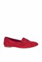 Red Women's Ballerina Flats D290092602 - 3