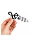 Note Key Design Hair Clip – Stylish and Aesthetic Hair Accessory Suitable for Daily Use - 5