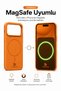 iPhone 17 Pro 6.3" Mag Core Smart Magsafe Animated Silicone Case Orange - 3