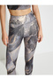 Abstract Patterned Sports Yoga Tights High Waist - 5