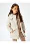 Long Puffer Coat Hooded Zipper Pocketed