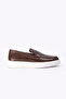 Ravenna Brown 100% Genuine Leather Men's Loafer Shoes