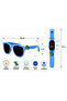 Children's Wristwatch Led Watch and Glasses Set with Blue Dinosaur Emoji - 2