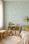 Daisy Glass Living Room Bedroom Kitchen Balcony Home Adhesive Wall Decoration Paper Sticker Set - 3