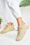 Beige Knitwear Fabric Women's Sneakers M702006204