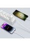 2xUSB-C PD + cablu Lightning 35W Alb - 8