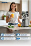 Die-Cast Electric Citrus Juicer 300W with Stainless Steel Cone, Anti-Drip Spout, Dishwasher Safe Parts - 7