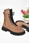 N555101501 Mink Genuine Leather Nubuck Women's Boots - 5