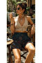 Viscose Fabric Comfortable Fit Bohemian Women's Shorts - 2