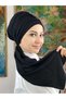 Hürrem Jewelled Single Unique Scarf Black Bonnet - 3
