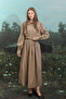 Camel Shirt and Skirt Set - 4