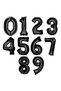 Black and White Balloon Set Black and White 6 Year Old Balloon Set Football Balloon Set Birthday Balloon Set - 4