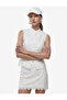 X Melis Ağazat - Sleeveless Floral Textured Stand-Up Qipao Collar Guipure Lace Blouse - 2
