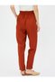 Viscose Carrot Trousers with Tie Waist - 3