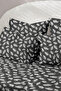 Feather Patterned Elastic Sheet Set - Single/Double/King Size - 3