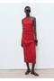 Lyocell Asymmetric Collar Dress - 2