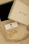 Gold Color Zircon Stone Heart Hoop and Star 3-Piece Hoop Earring Set - 3