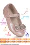 Bowtie Bowtie Stoned Velcro Girls' Ballerina Shoes - 2