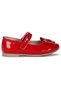 Withbow Patent Leather Velcro Bow Girls' Ballerina Shoes - 4