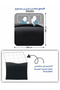 Solid Duvet Cover Set 6-Pcs, King Size 220×240 cm Bed, Brushed Microfiber,( Without Filler ) - 3