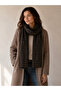 وشاح تريكو منقوش بنقشة Houndstooth