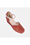 Women's Tile Wedge Heeled Straw Espadrilles - 7