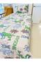 Single Quilted Reversible Bedspread Set for Young People and Children's Room Bedroom Set - 160 X 230 cm - 5