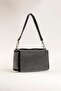 Women's Stoned Hand and Shoulder Bag