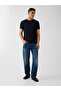 Short Sleeve Crew Neck New Technical Stretchy Men's Navy T-Shirt M6Ri19Kd202-G7V2 - 2
