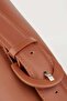 Shoulder Bag with Belt Buckle on Both Sides - 3