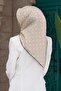 Twill Silk Monogram Patterned 90X90 Scarf Sewing 100% Hand Sewing - 3