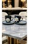 Floral Detailed Coffee Cup Set of 2 – Coffee Cup & Saucer